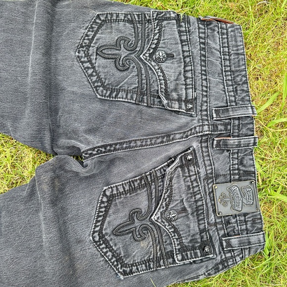 Grey and black Rock revival jeans - Picture 3 of 4